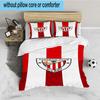 3PCS Football Athletic  Bedding set,Ideal for1pc Duvet Cover And 2pcs Pillowcases Perfect for Christmas gift,Ideal for Bedroom, Dormitory