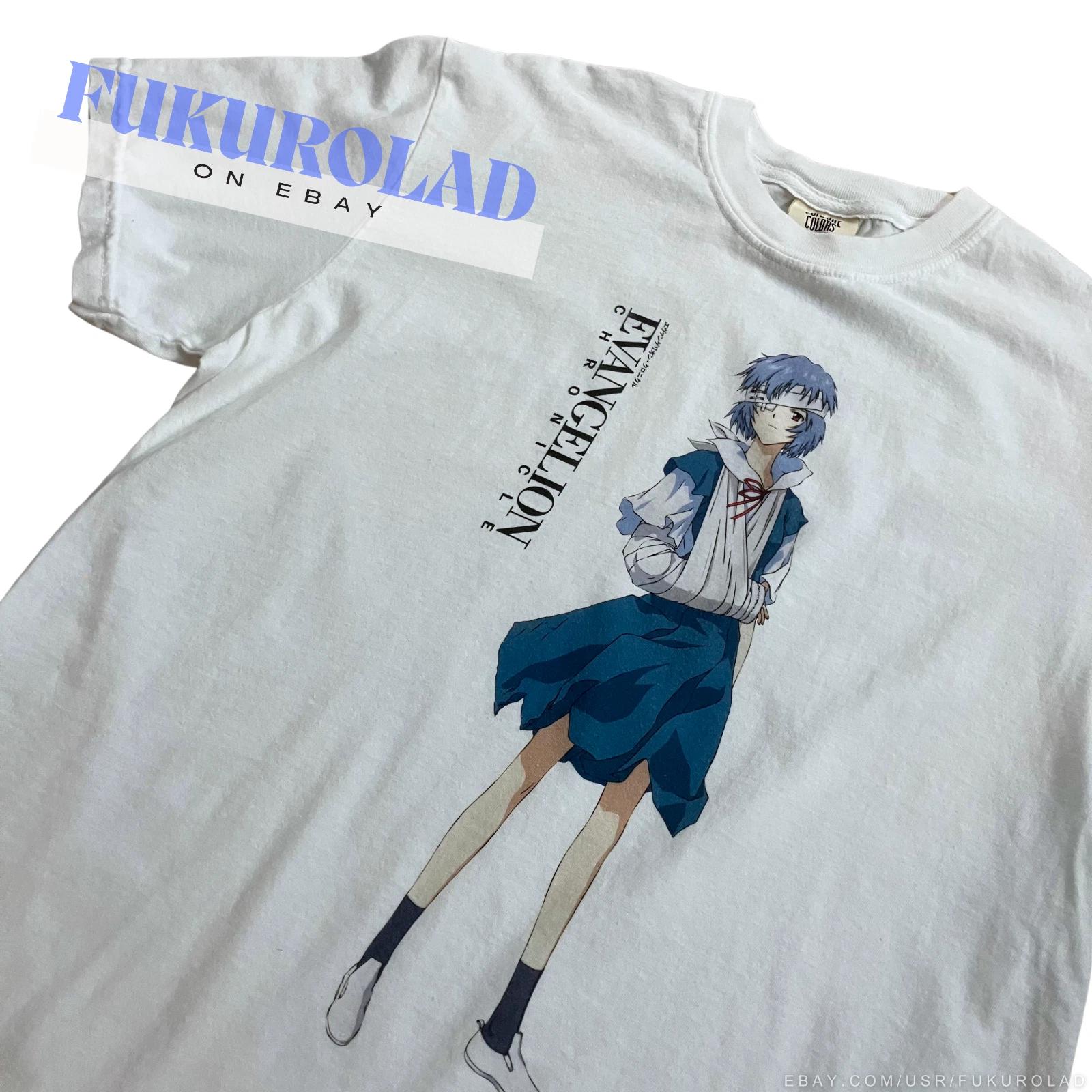 Evangelion Rei Ayanami Anime T-SHIRT - GILDAN OR COMFORT COLORS - quality print S