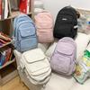 New Korean Version Ins Fresh Girl Backpack Outdoor Casual Backpack Junior High School Student School Bag