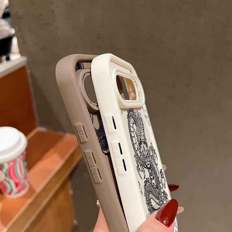 Unearthly Dragon Pattern TPU Matte Case For Google Pixel 9 Pro XL 8 Pro 8A Rose Snake Print Soft Lens Protection Shockproof Phone Cover