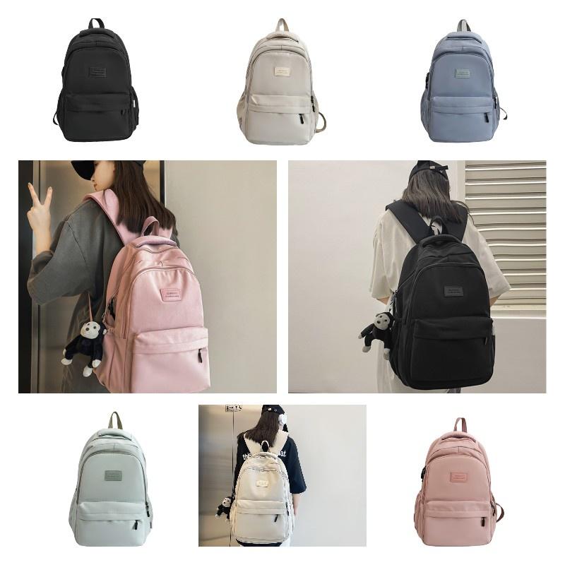 2023 New Korean Style School Backpack For Middle And High School Students Simple And Spacious Ruiying Brand