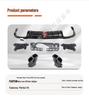 Brabus Sport Rear Lip & Tailpipe Diffuser Kit for 2017+ Mercedes E-Class W213 Sedan