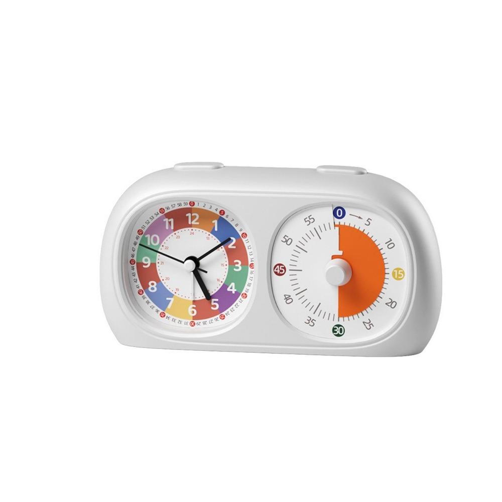 Dual Screen Dual Screen Visual Timer Timer Reminder Self Discipline Tool Kitchen Timer Silent 60-Minute Student Table Clock Home