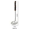 ZISIZ Bamboo Handle Soup Ladle & Skimmer Set