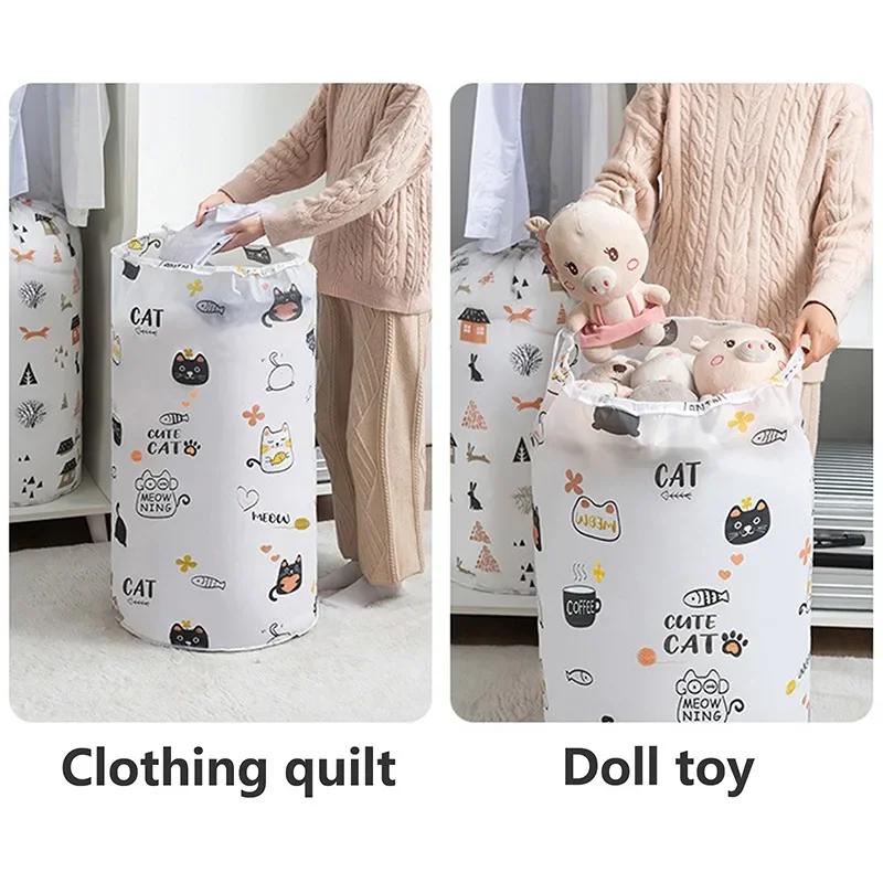 Quilt Clothing Doll Toy Storage Bag Moisture Mould Proof Clothes Organizer Drawstring Bundle Mouth Moving Packaging Sorting Bags