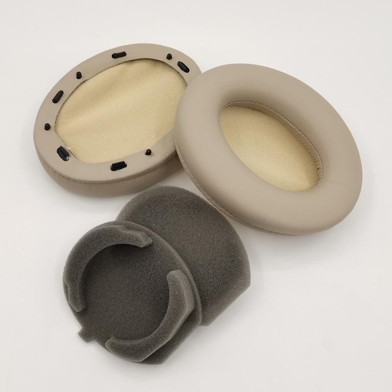 

2Pcs Headset Ear Pad Replacement Snap-On Protein Skin Memory Sponge For WH-1000X M3 M4 Headphones Repair Part