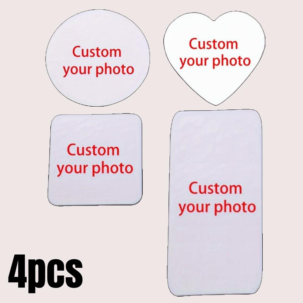 8pc DIY Photo Fridge Magnet Personalize Refrigerator Holiday Decor for Family Memories Friends Lovers Gift Vibrant Print Quality