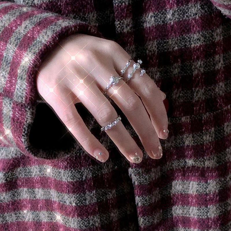 Geometric Stylish Open Ring For Women In Trendy Highclass Aesthetic For Occasion Every