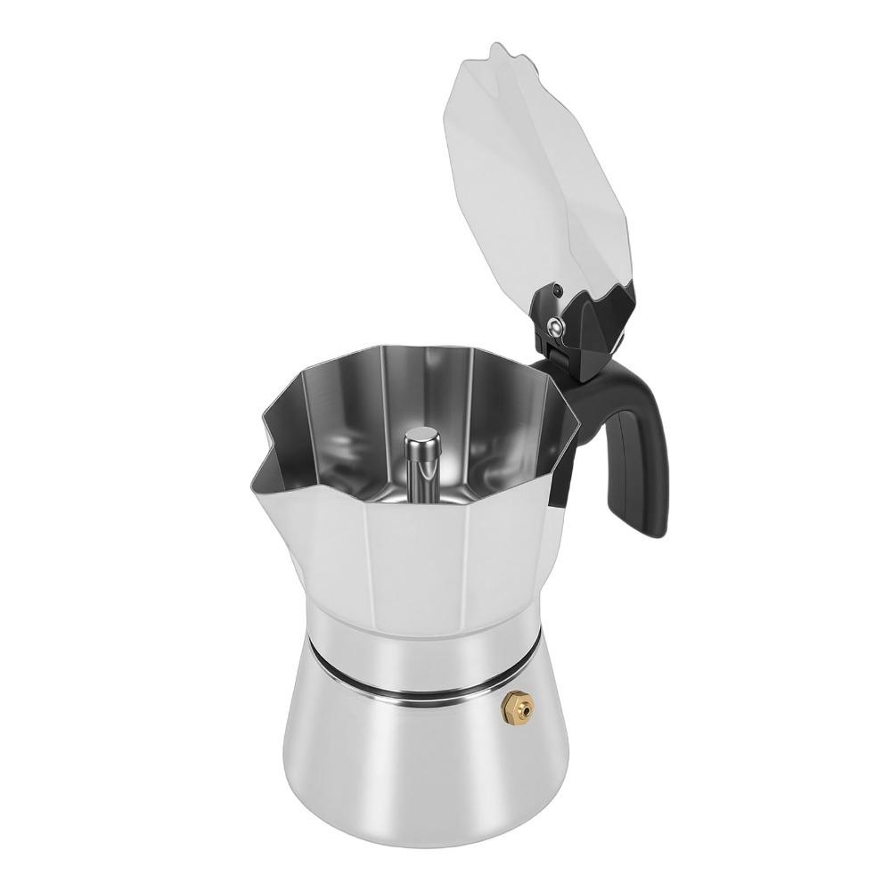 Stainless Steel Stovetop Coffee Maker Stovetop Espresso Maker Gas Stove Compatible