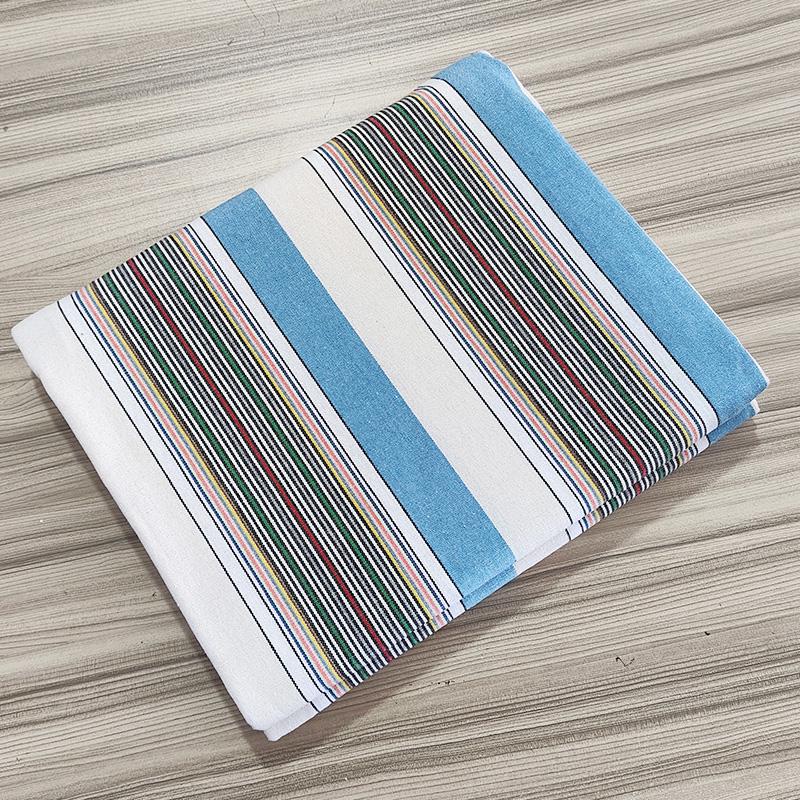 Slightly Flawed Vintage Coarse Cotton Double Bed Sheet – Nostalgic, Cool Summer Single Sheet