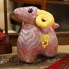 PP Cotton Zodiac Sheep Doll Chinese Style Fabric Pendant Portable Lamb Doll  Party Souvenir