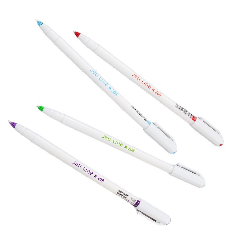 Pixuri cu Gel Colorate Munami Monami 0.4mm pentru Luarea Notițelor - 12 Culori, Vârf Fin