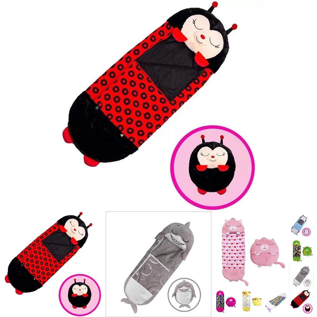 Large Happy Nappers Kids Cartoon Sleepsacks Plush Doll Pillow For The Ultimate Comfort