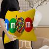 Cartoon M-Ms C-Chocolate Pillow Anime Pillow Sofa Bed Head Pillow Cover Cushion Cover 45X45 Cm Fashion