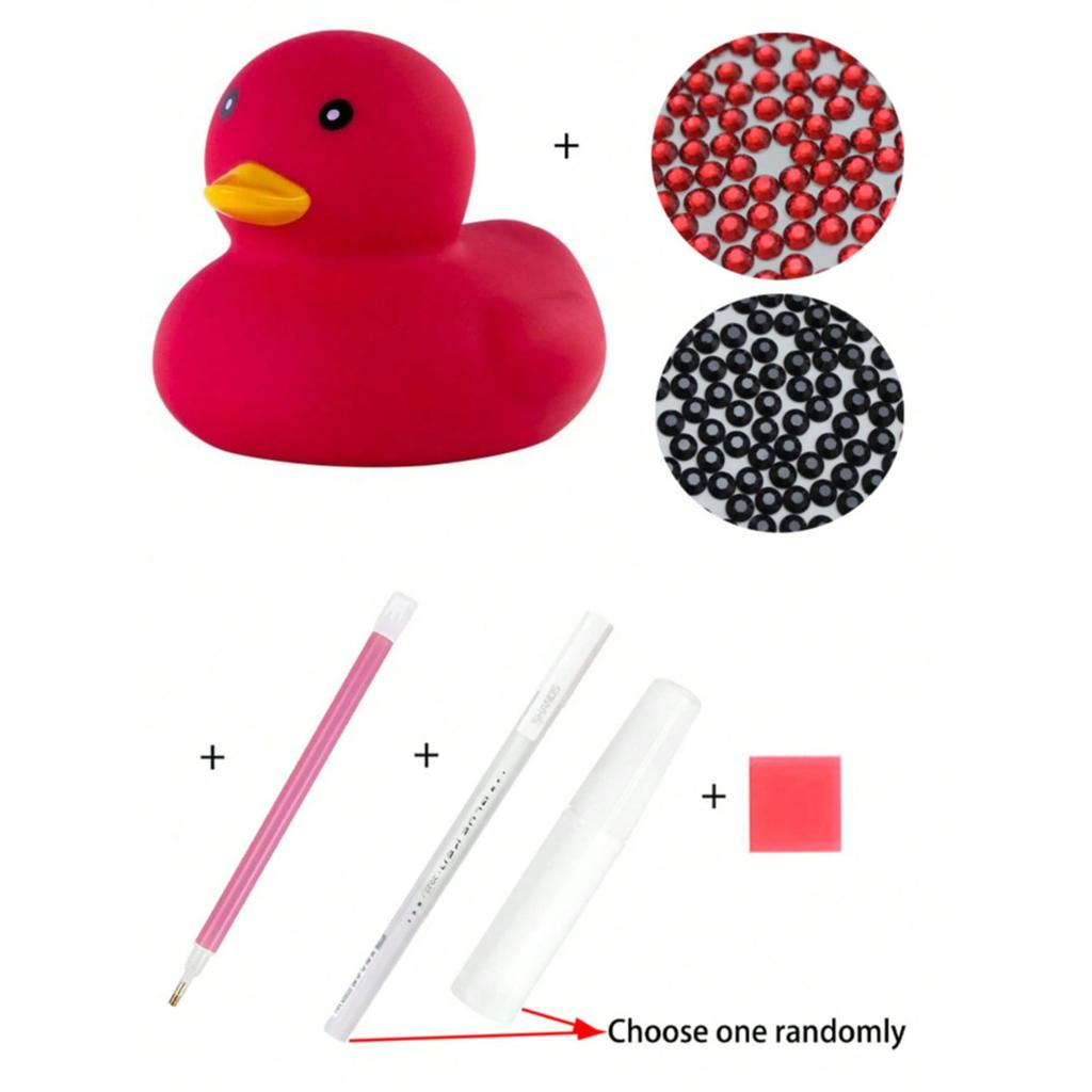 DIY Diamond Tool Duck, Fun Multi-color Handicrafts, Glue Pens, Handmade Decorations