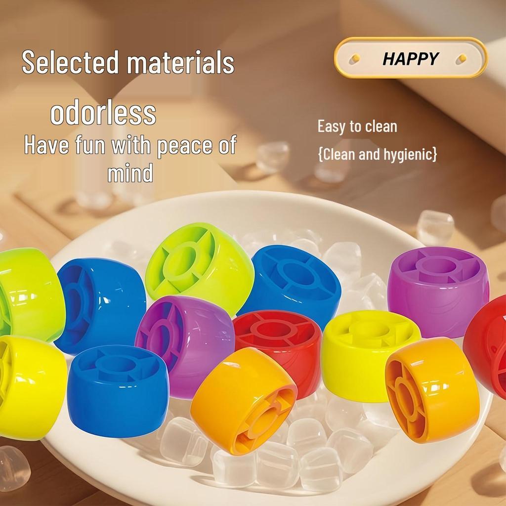 Colorful Wooden Bead Counting & Color-Matching Educational Toy for Early Learning and Kindergarten