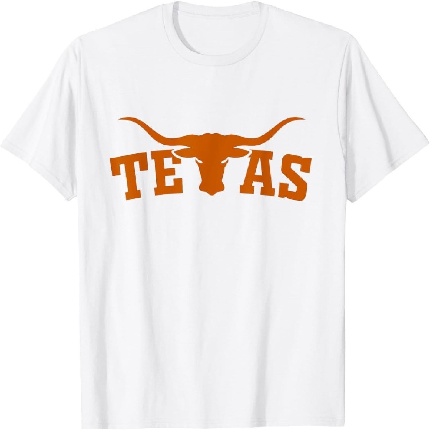 HQDSAD Texas USA State Students Sports America Gifts Men Women T-Shirt XXXXXL белый