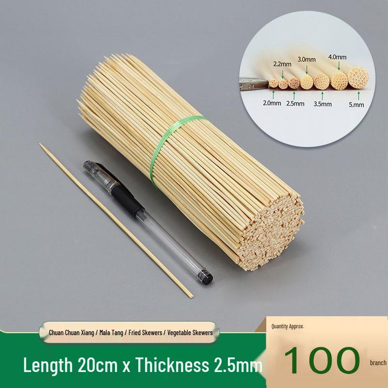 ZISIZ Коммерческие одноразовые бамбуковые шпажки