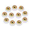 1pair 20MM Kids Toy Accessories Blue Brown Black Eyeballs 20inch New Baby Realistic Dolls Eyes Half Round Hollow