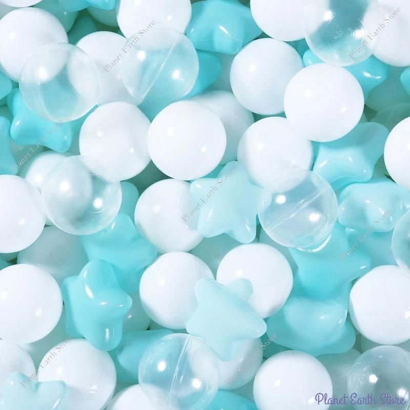 50/100Pcs 5.5CM Ocean Ball 6CM Five-Pointed Star Shape Ball Outdoor Sport Water Pool Stress Air Ball Funny Toys for Kids Game