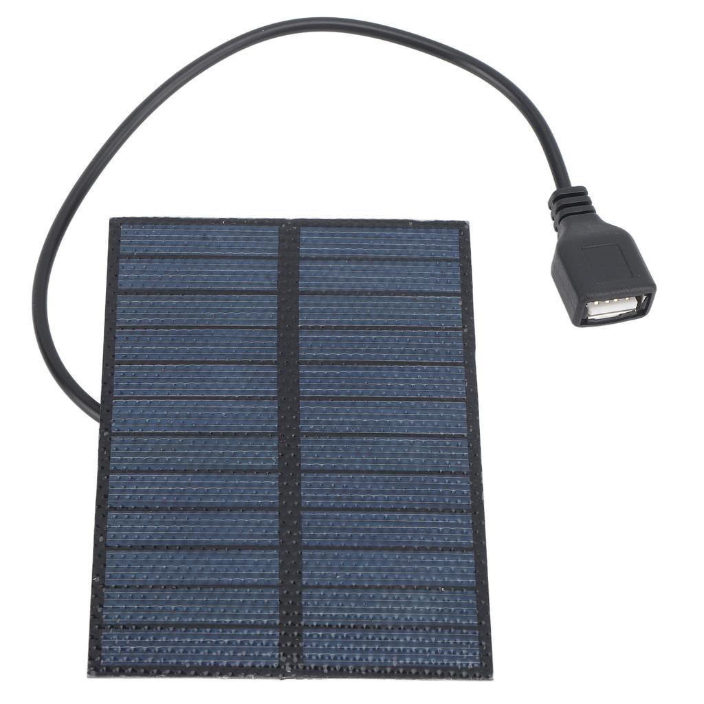 Solar Panel 3W 5V Portable Polysilicon Solar Photovoltaic Panel for Smart Phone Small Fans Outdoor