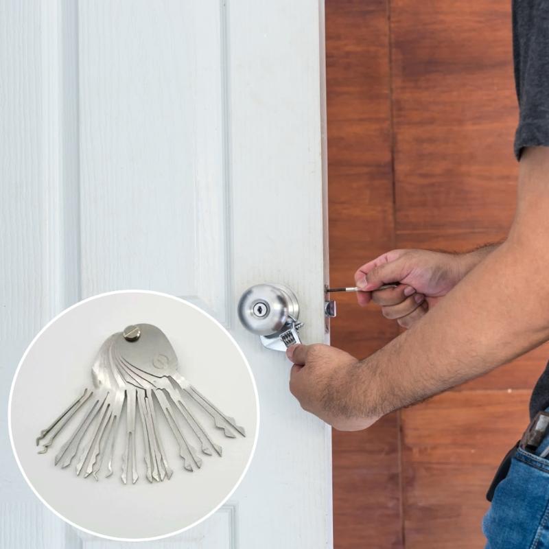 Multifunctional Unlocks Door Open Key Double Side Jiggler Car Repair Tool Quick Access Tool For Emergency