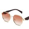New Retro Sunglasses Women Fashion Polygonal Metal Frame Sunglasses Men Luxury Brand Designer Decorative Sun Glasses - Uv400