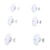 16pcs Duvet Pin Prevent Quilt Shifting Detachable Cloud Shape Comforter Button Clips for Quilt Cushions Curtains White