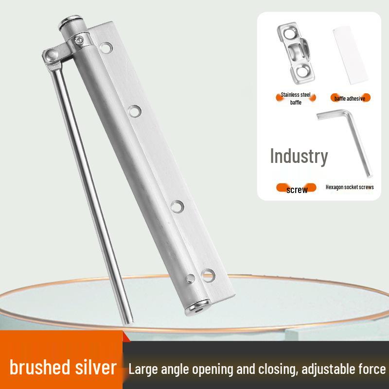 Ayarlanabilir Alüminyum Alaşımlı Gizli Çift Yaylı Kapı Kapatıcı