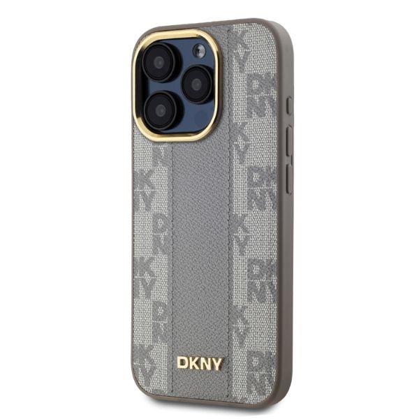Dkny Dkhmp15Xpcpvsle Iphone 15 Pro Max6.7 Beżowy/Beige Hardcase Leather Checkered Mono Pattern Magsafe