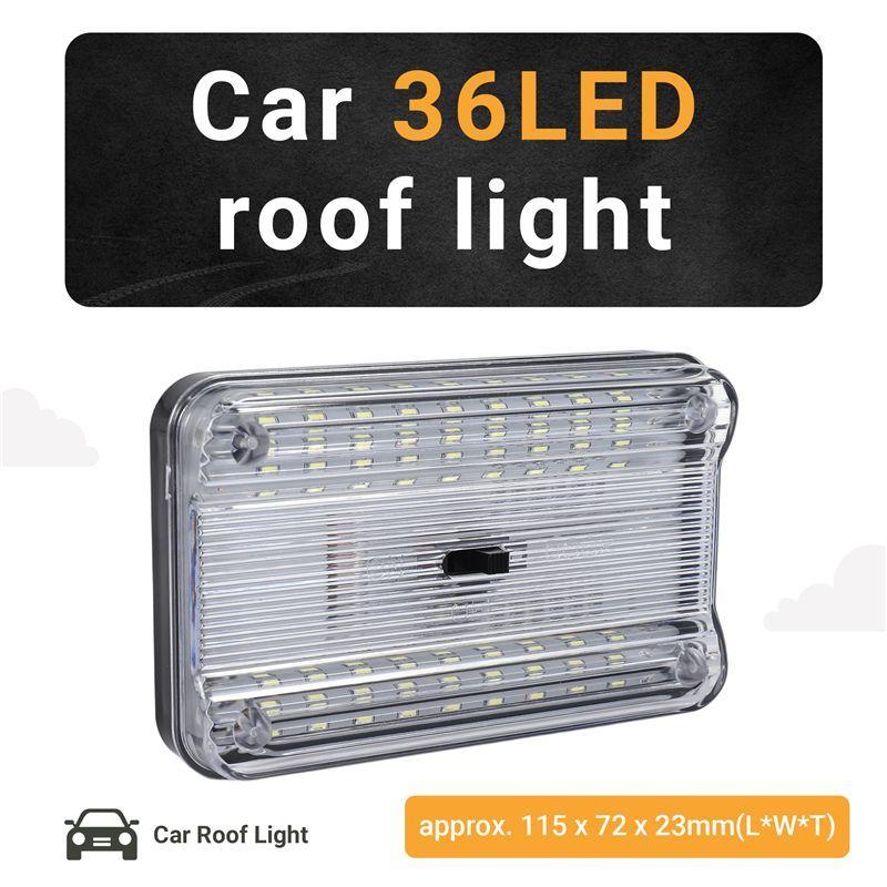 A20K-Car Interior Light 36Led Roof Ceiling Reading Light