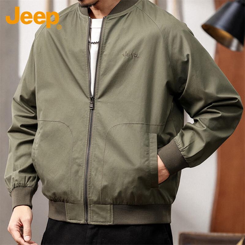 JEEP Men's Loose-fit Autumn/Winter Bomber Jacket