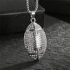 1PC New American Football Necklace Rap Punk Rock Jewelry Gift For Men Women Athletes Accessories