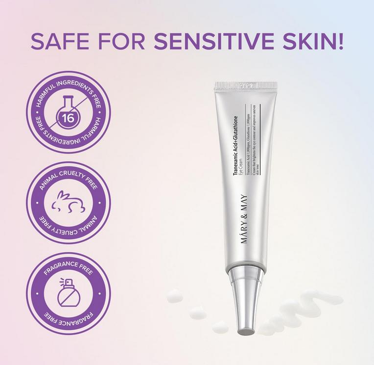 Mary&May Glutathione Eye Cream Special Set (30g+12g X2) / Anti-Aging, Nourishing, Moisturizing, Korean Cosmetics, Kbeauty