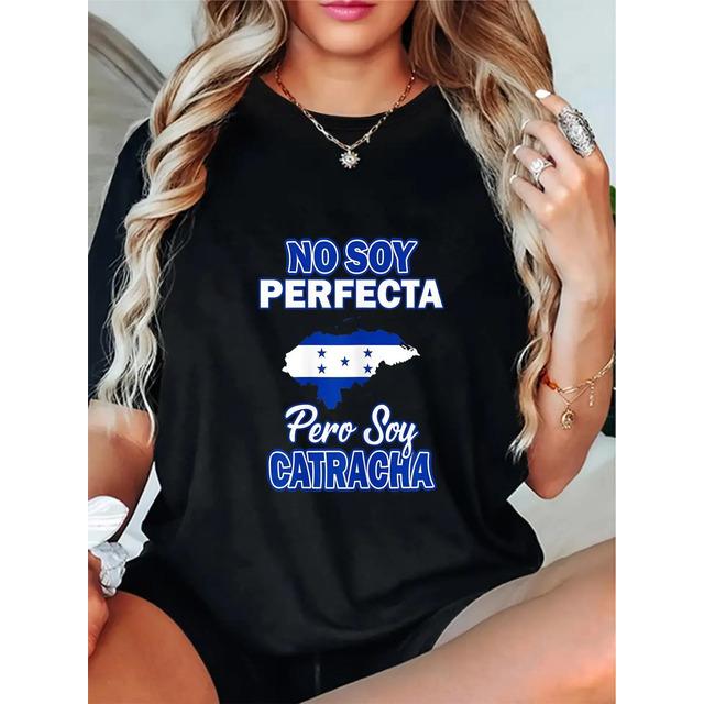 Camiseta Not Perfect But Hondurena Catracha S