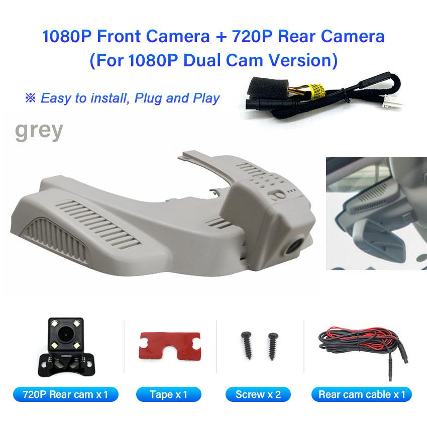 Plug and Play Hidden Car Dvr Dash Cam Camera 170° FOV For Mercedes Benz GLE400 GLE320 GLE350d GLE450 AMG GLS400 GLS450 2015-2018