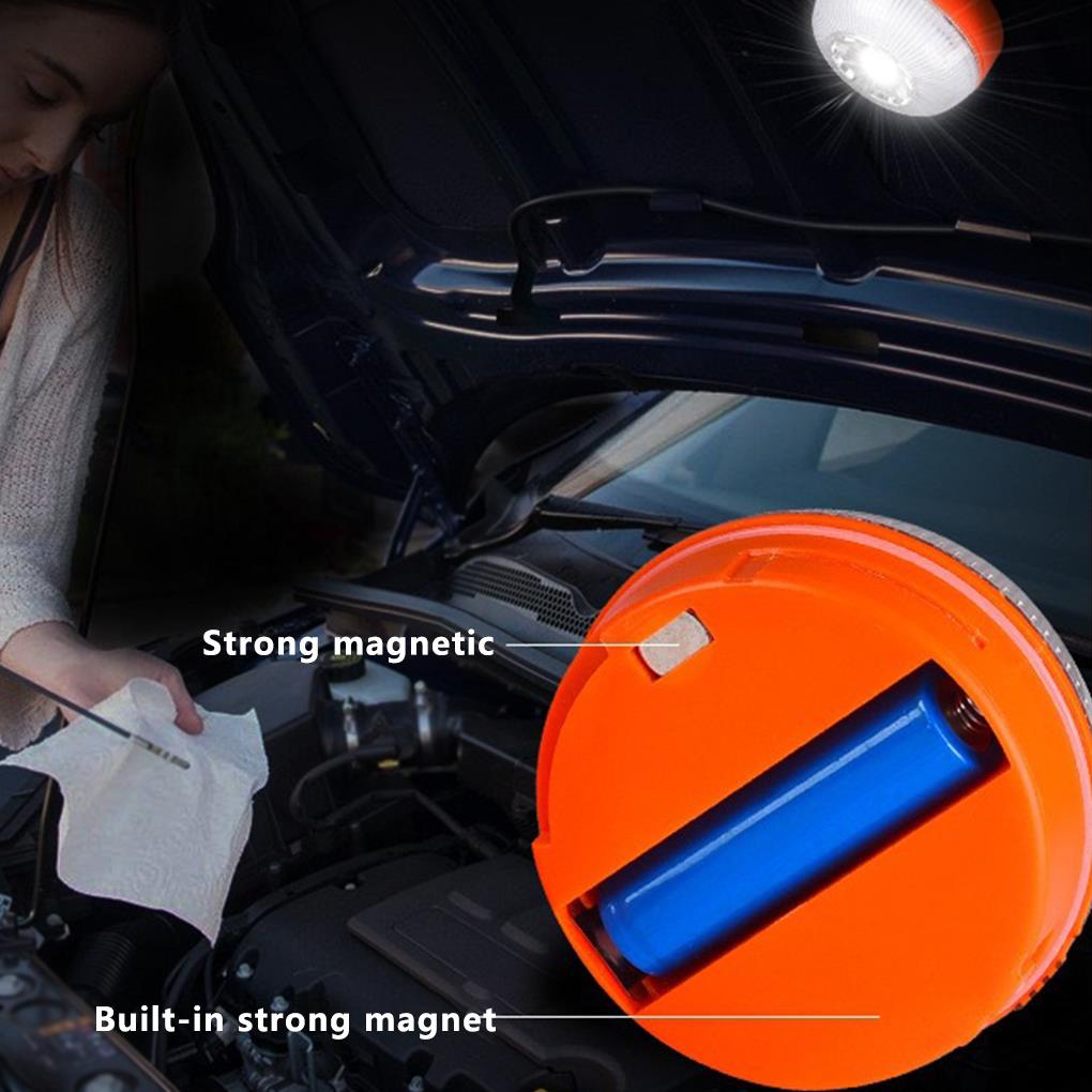 Led Car Emergency Light Flashlight Magnetic Induction Strobe Road Accident Lamp Beacon Safety Accessory