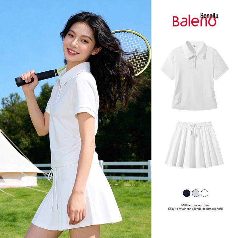 Baleno Women s Polo Collar Sport Skirt Set XL