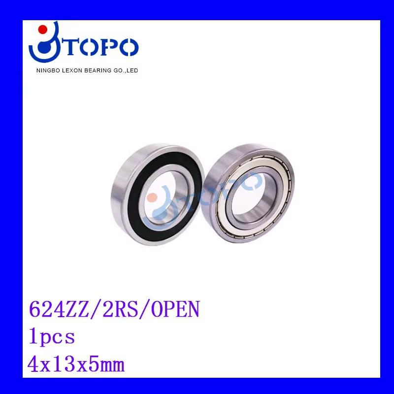 4*13*5mm Deep Groove Ball Bearings 624 ZZ/2RS/OPEN