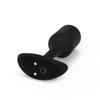 Vibrating Anal Plug - B-Vibe Vibrating Snug Plug 2 Black