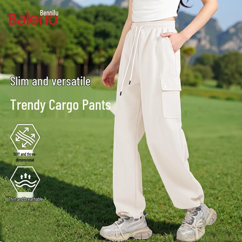 Baleno Women's Cool-Feel Loose Fit Cargo Pants