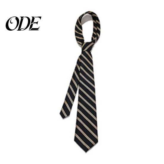 Belt Unisex Tie, Striped Print Necktie, Retro Style Adjustable Length Versatile Casual Accessory Dress Fashionable for Wear Everyday
