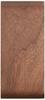 Lemnos Analog Table Clock with Thermometer and Hygrometer, Natural Wood Fabric, Yokan Brown, LC11-06, W300 x H109 x D50mm