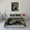 Zebra Pattern Design Three-Piece Set Exquisite three-piece bedding set gift for kids and adults