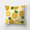 45x45cm Módní žlutý povlak na polštář Kreslený slunce Kachna Zvíře Květina Rostlina Povlak na polštář Pohovka Domácí dekorace