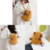 Capybara Plush Water Animal Backpack With Zipper Closure For Casual Daily Use