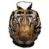 Spring Autumn Hooded Sweatshirt 3D Digital Printing Unisex Hoodies Men Women Fashion Loose Pullover