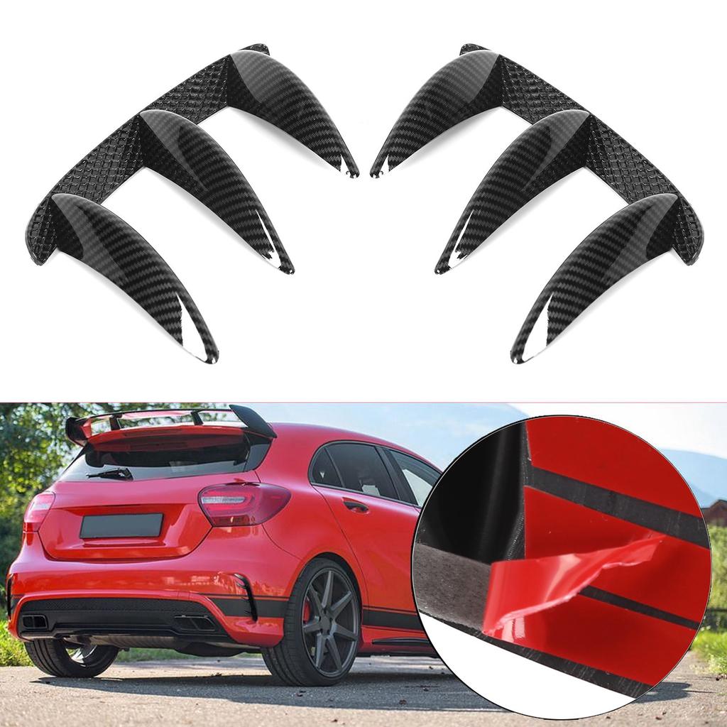 Rr Bumper Lip Splitter Canards Vents Replacement for W176 0 A250 A260 5