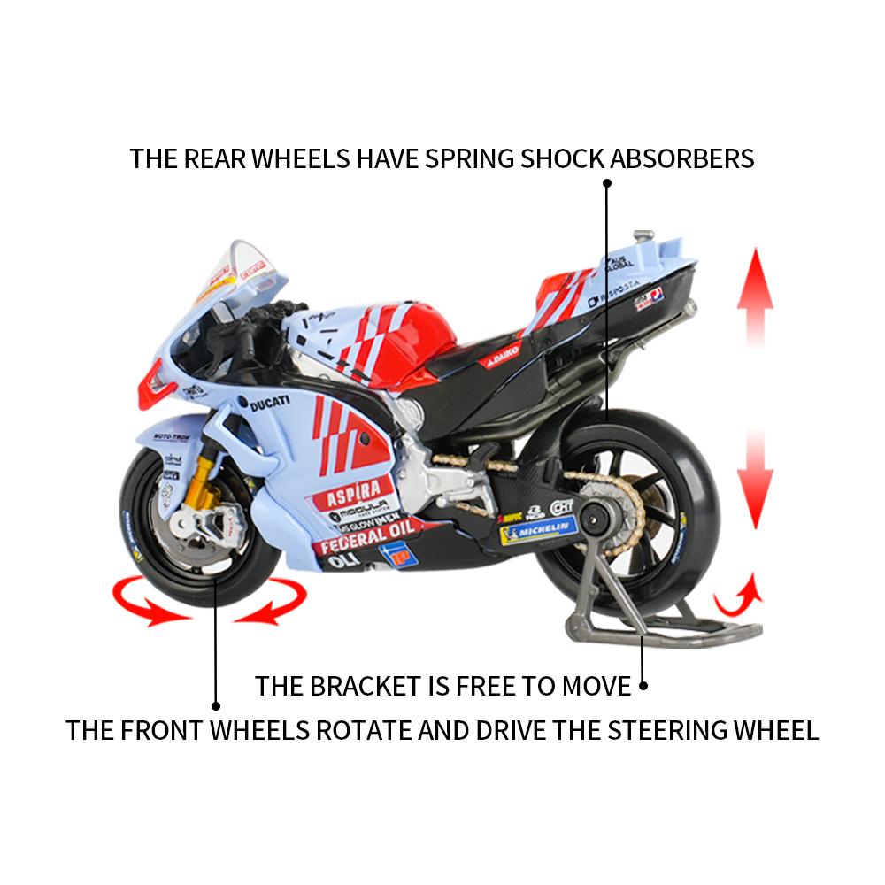 Maisto 1:18 Gresini Racing 2024 GP Racing Repsol Team Gegoten Voertuigen Verzamelbaar Motorfiets Model Speelgoed