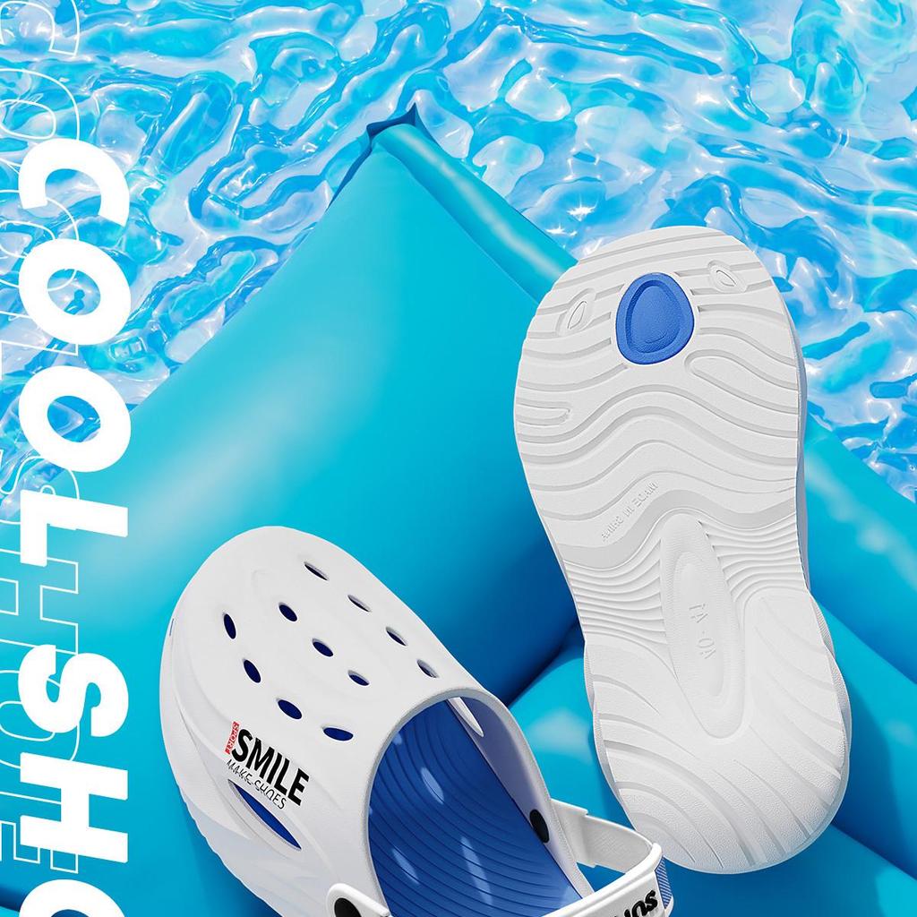 סנדלי קבקבי חוץ לגברים עם סוליה עבה מונעת החלקה - שקטים, ללא ריח, נוחות קיץ לנהיגה והליכה